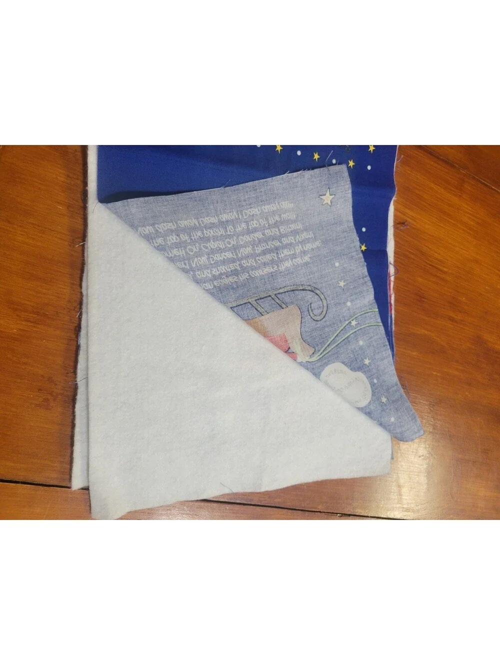 Cut-and-sew soft book panel 